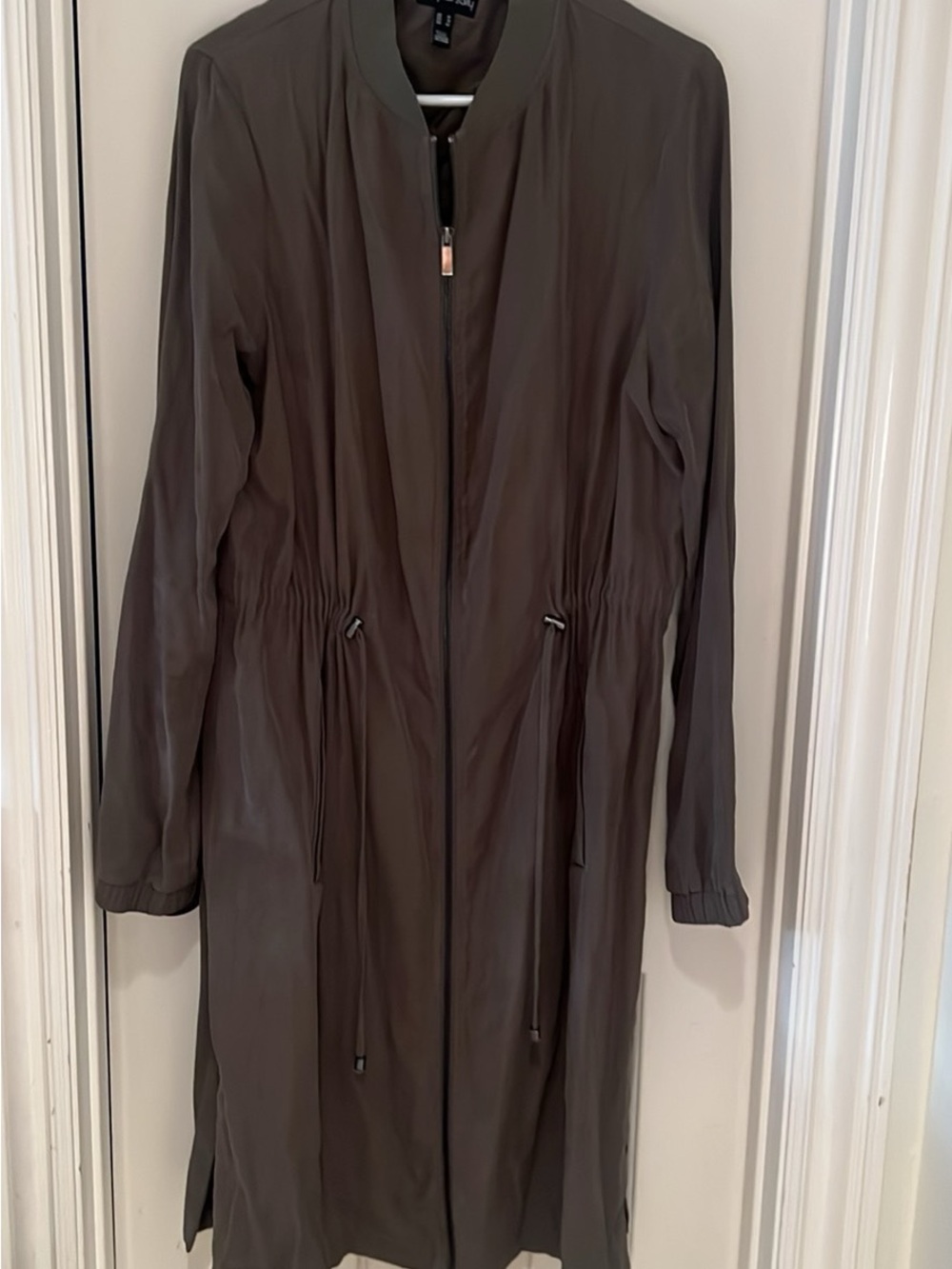 long tall sally Long Brown Trench Coat